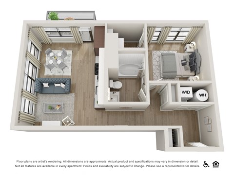 1f Floor plan Scheme 2